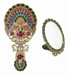 Ivenf Extra Large Size Vintage Oval Make-Up Mirror