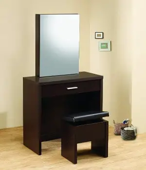 Coaster Cappuccino Vanity and Storage Bench
