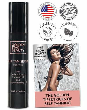 Golden Star Beauty Self Tanner For Face