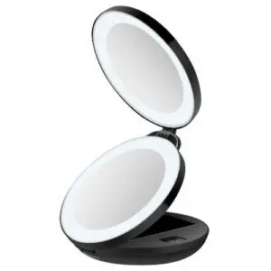 KEDSUM 1X/10X Double Sided LED Lighted Makeup Mirror