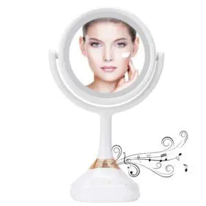 Lighted Makeup Mirror, LED Makeup Mirror with Bluetooth