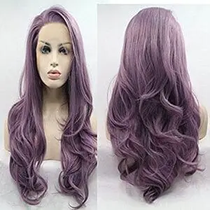 Lucyhairwig Long Wavy Synthetic Lace Front Wig
