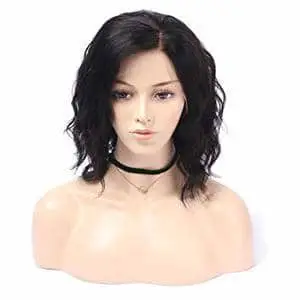 Perfumelily Human Hair Wigs with Brazilian Virgin Hair130pct Density Lace Front Human Hair Wigs