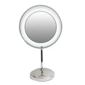 Rucci Acrylic Ring Lighted Mirror, 10X