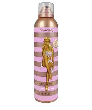 SugarBaby Golden Glamour Spray on Tan