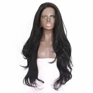 eNilecor Natural Black Lace Front Wig