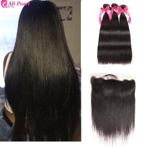 Ali Pearl 8A Brazilian Human Hair 3 Bundles