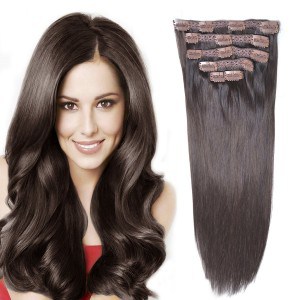 BHF Hair Human Hair Clip in Extensions