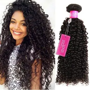 ISEE Hair 9A Grade Mongolian Kinky Curly Hair Extension
