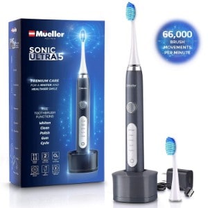 Mueller Sonic Rechargeable Electric Toothbrush