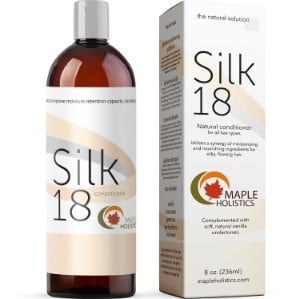 Silk18 Natural Hair Conditioner Argan Oil Sulfate Free Treatment