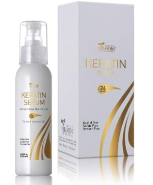 Vitamins Hair Cosmetics Keratin Infused Protein Hair Serum