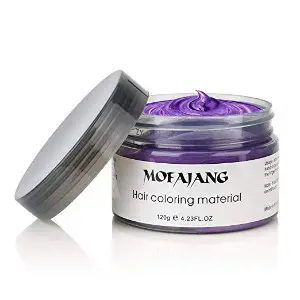 MOFAJANG Unisex Hair Wax Dye, Purple