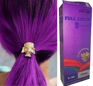 Starlit Permanent Hair Colour Cream Dye, Violet