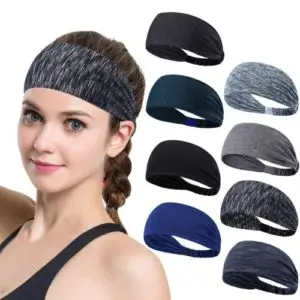 DASUTA Set of 8 Women's Non-Slip Bandana Headbands