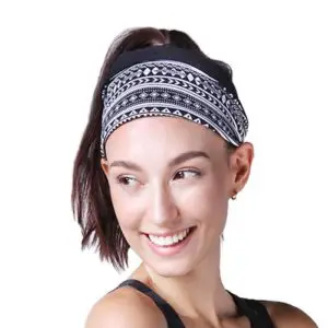 Heathyoga Non-Slip Headband for Workout Yoga and Fitness
