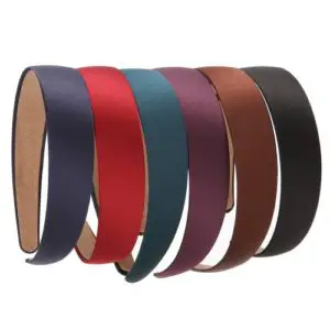 LONEEDY 6 pcs 1 Inch Wide Non-slip Ribbon Hairband for Women