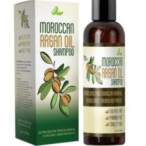 Moroccan Argan Oil Sulfate Free Shampoo for Men and Women By Honeydew Products