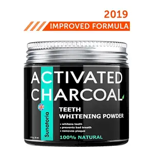 Activated Charcoal Teeth Whitening Powder - Product of UK by Sunatoria