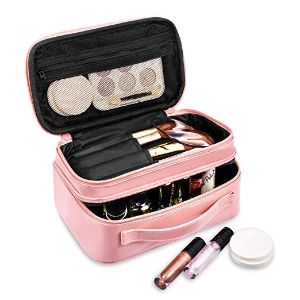 makeup bag with lots of compartments