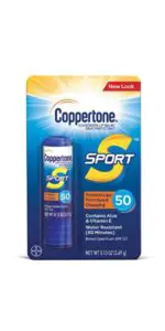Coppertone Sport Sunscreen Lip Balm Broad Spectrum SPF 50
