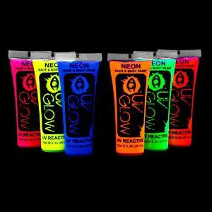 UV Glow Blacklight Face and Body Paint By UV Glow
