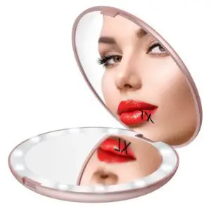 Gospire 5 Inch Lighted Travel Makeup Mirror