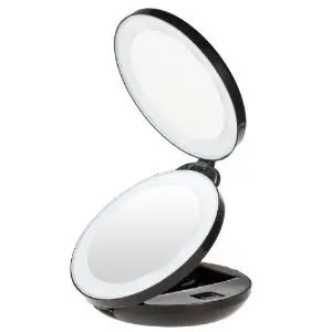 KEDSUM 1X/10X Double-Sided LED Lighted Makeup Mirror