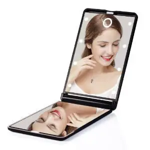 SmidolaMirr Travel Mirror with 8 LED Lights
