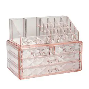 Zhiai Jewelry and Cosmetic Boxes with Brush Holder