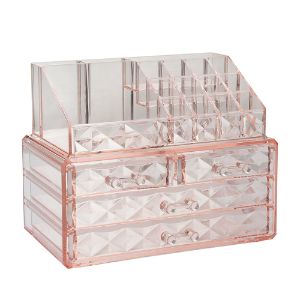 Zhiai Jewelry and Cosmetic Boxes with Brush Holder