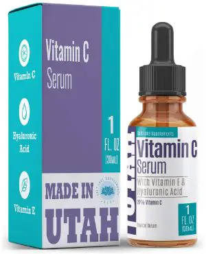 Salt Lake Supplements Vitamin C Serum With Hyaluronic Acid