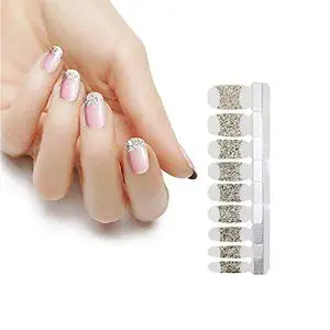 HIGH'S Glitter Series French Nail Wraps