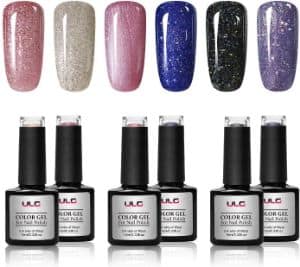 Glitter Sexy Gel Nail Polish Set