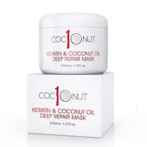 Second Glance Beauty Hair Mask with Coconut Oil and Keratin Protein