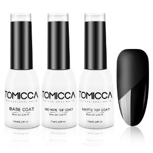 TOMICCA Soak Off Gel Matte Top Coat Set