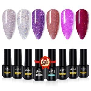 ab gel Glitter Gel Nail Polish Set