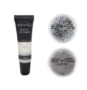 BYS Glitter Face and Body Kit with Primer