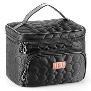 DRQ Travel Makeup Bag with Mirror-min