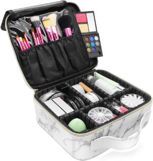 LKE Marble Makeup Organizer-min