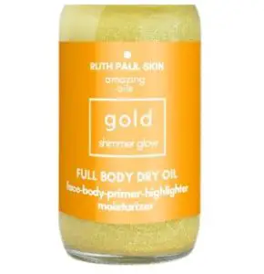 Ruth Paul Skin Moisturizing Shimmer Body and Face Oil in Gold